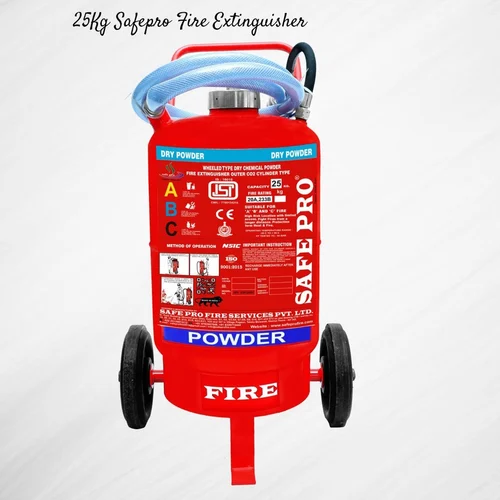 SAFEPRO 25 KG ABC TYPE WHEELED FIRE EXTINGUISHER