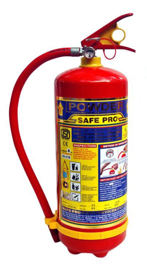 SAFEPRO 4 KG ABC MAP-90% STORED PRESSURE FIRE EXTINGUISHER