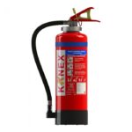 Kanex PBC Dry powder 6KG. portable cartridge type fire extinguisher.