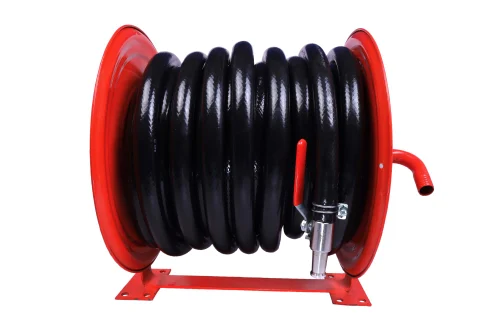 Fire Hose Reel+ PVC 25mmx45Mtr +Shut off nozzle +Clam