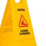 FLOOR STAND CLEANING IN PROGRESS.