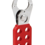 LOTO VINYLE COATED HASP SMALL 38 MM DIA.(HOOK AT ONE END)