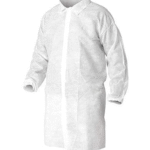 LABCOAT DISPOSIBLE WHITE APPRON.