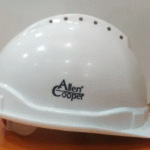 ALLEN COPPER WHITE HELMET.